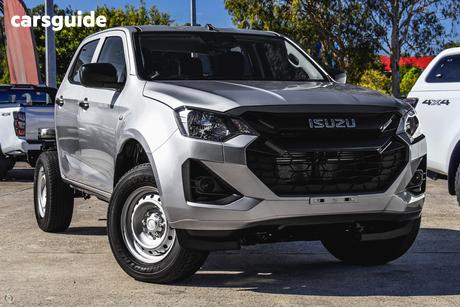 Silver 2025 Isuzu D-MAX Crew Cab Chassis Sx (4X4)