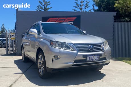 Silver 2013 Lexus RX SUV LUXURY GYL15R MY12
