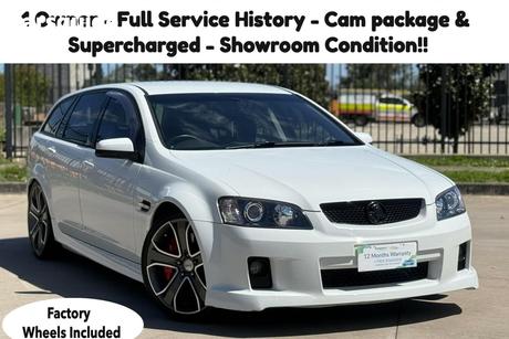 White 2009 Holden Commodore SUV SS V