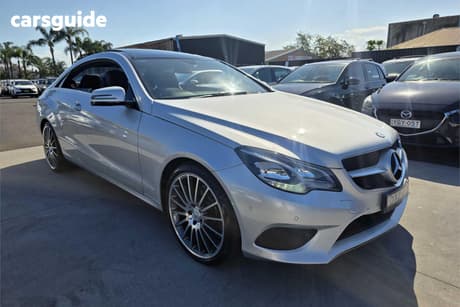 Silver 2016 Mercedes-Benz E200 Coupe