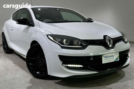 White 2015 Renault Megane Coupe Rs 265 Cup