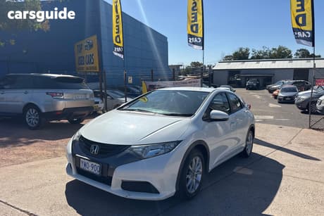 White 2012 Honda Civic Hatchback Vti-S