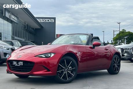 Red 2024 Mazda MX-5 Convertible G20 Roadster Gt