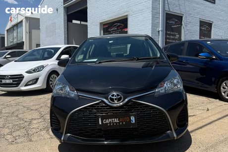 Black 2016 Toyota Yaris Hatchback Ascent