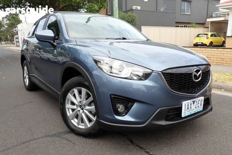 Blue 2013 Mazda CX-5 Wagon Maxx Sport (4X4)