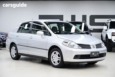 Silver 2009 Nissan Tiida Sedan St