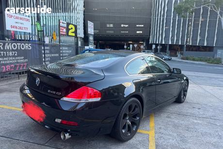 Black 2004 BMW 645CI Coupe
