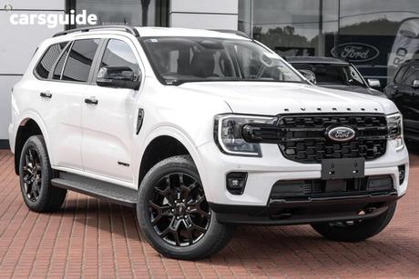 White 2026 Ford Everest Wagon Sport (Rwd)