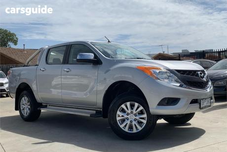 Silver 2013 Mazda BT-50 Dual Cab Utility Xtr (4X4)