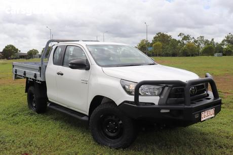 White 2021 Toyota Hilux X Cab Cab Chassis Sr (4X4)