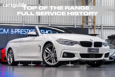 White 2019 BMW 440I Convertible Ind Collection