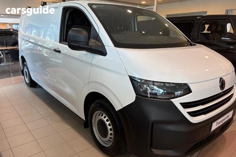 White 2025 Volkswagen Transporter Van Tdi340 Lwb 4Motion