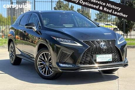 Black 2020 Lexus RX SUV F-SPORT AGL20R