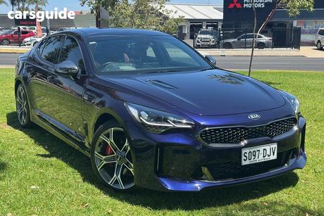 Blue 2019 Kia Stinger Sedan Gt (Black Leather)