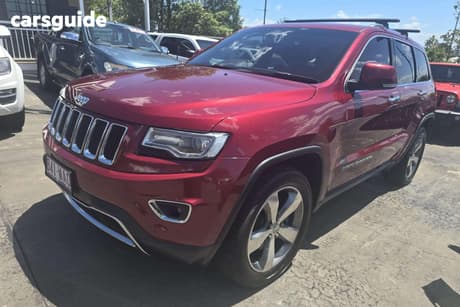 Red 2015 Jeep Grand Cherokee Wagon Limited (4X4)