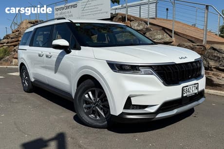 White 2022 Kia Carnival Wagon S