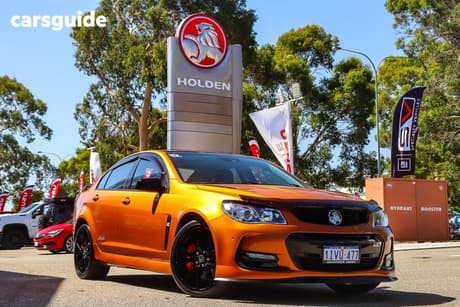 Orange 2017 Holden Commodore Sedan Ss-V Redline