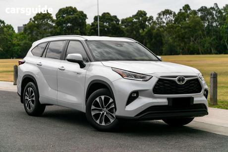 White 2024 Toyota Kluger Wagon Gxl Hybrid Awd