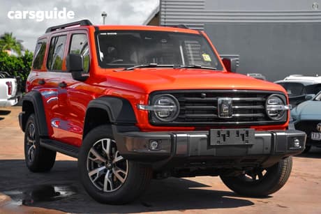 Orange 2025 GWM Tank 300 Wagon Ultra Diesel