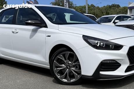 White 2023 Hyundai I30 Hatchback N Line