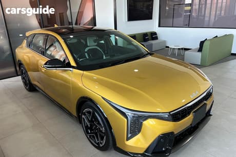 Yellow 2026 Kia K4 Hatchback Gt-Line