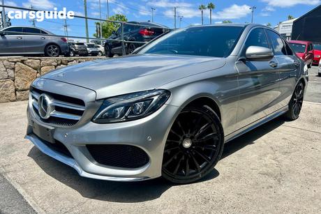 Silver 2014 Mercedes-Benz C250 Sedan Bluetec