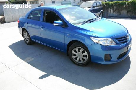Blue 2011 Toyota Corolla Sedan Ascent Sport