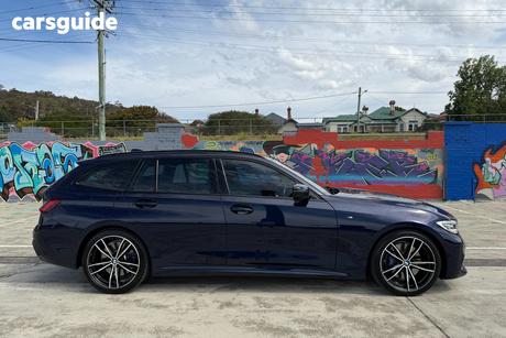 Blue 2020 BMW 330I Wagon Touring M Sport