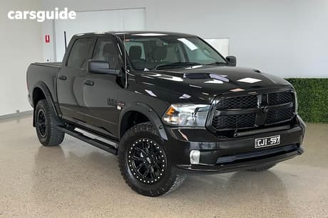 Black 2022 RAM 1500 Crew Cab Utility Express