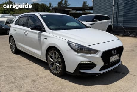 White 2019 Hyundai I30 Hatchback N Line
