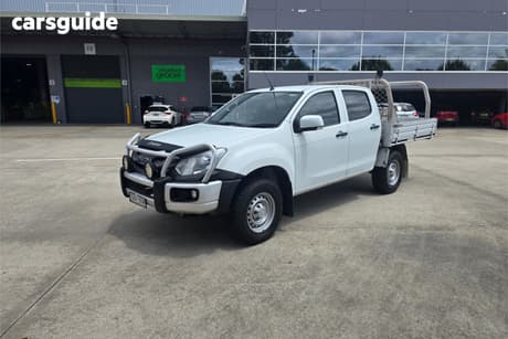 White 2020 Isuzu D-MAX Crew Cab Utility Sx (4X4)