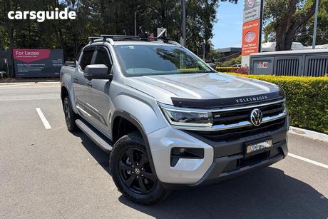 Silver 2025 Volkswagen Amarok Dual Cab Utility Panamericana Tdi600 4Motion