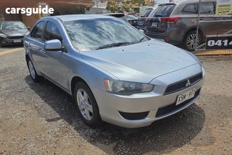 Silver 2008 Mitsubishi Lancer Sedan Es