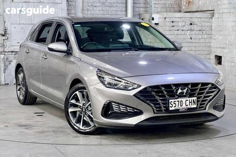 Grey 2020 Hyundai I30 Hatchback Elite