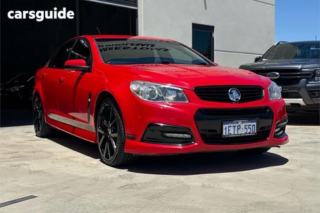 Red 2015 Holden Commodore Sedan Sv6 Lightning