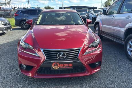 Red 2015 Lexus IS250 Sedan Luxury
