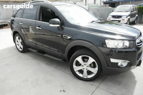 Black 2012 Holden Captiva Wagon 7 Lx (4X4)