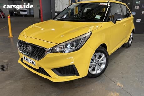 Yellow 2023 MG MG3 Hatchback Core