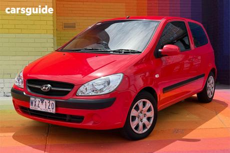 Red 2008 Hyundai Getz Hatchback S