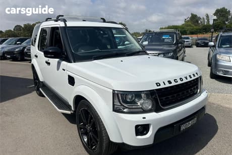 White 2015 Land Rover Discovery Wagon Sdv6 Hse