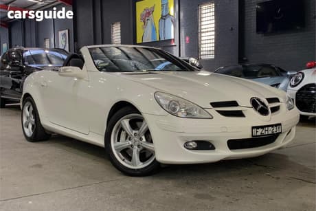 White 2005 Mercedes-Benz SLK350 Convertible