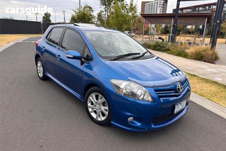 Blue 2011 Toyota Corolla Hatchback Levin Zr