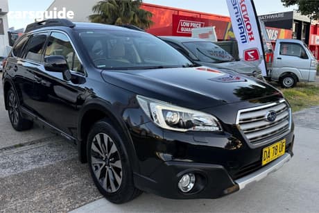 Black 2015 Subaru Outback Wagon 2.0D Premium