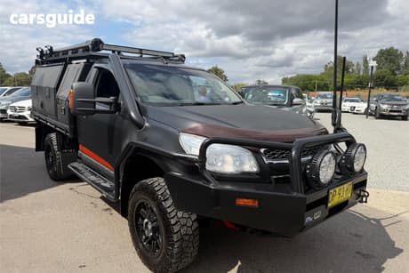 Black 2012 Holden Colorado Cab Chassis Lx (4X2)
