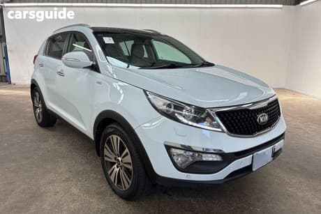 Blue 2015 Kia Sportage Wagon Platinum (Awd)