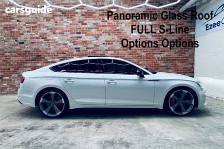 White 2019 Audi A5 Sportback 45 Tfsi Quattro S Tronic Sport
