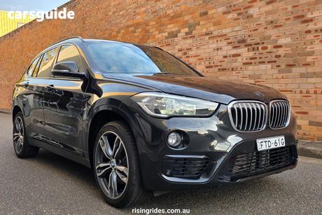 Black 2018 BMW X1 SUV XDRIVE 25I F48 MY18