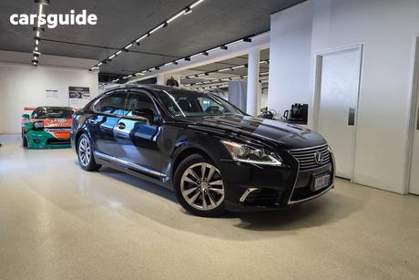 Black 2014 Lexus LS Sedan VER-C I-PKG  4WD USF45 (ZX001275)
