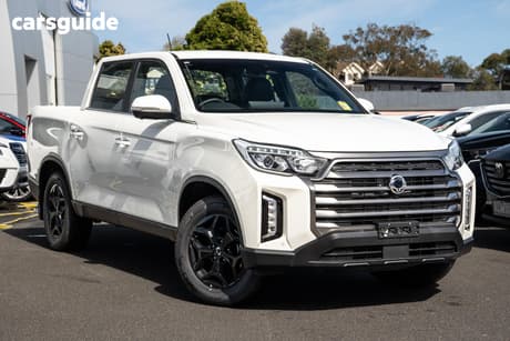 White 2024 Ssangyong Musso XLV Crew Cab Pickup Ultimate