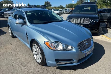Blue 2008 Jaguar XF Sedan 3.0 V6 Luxury